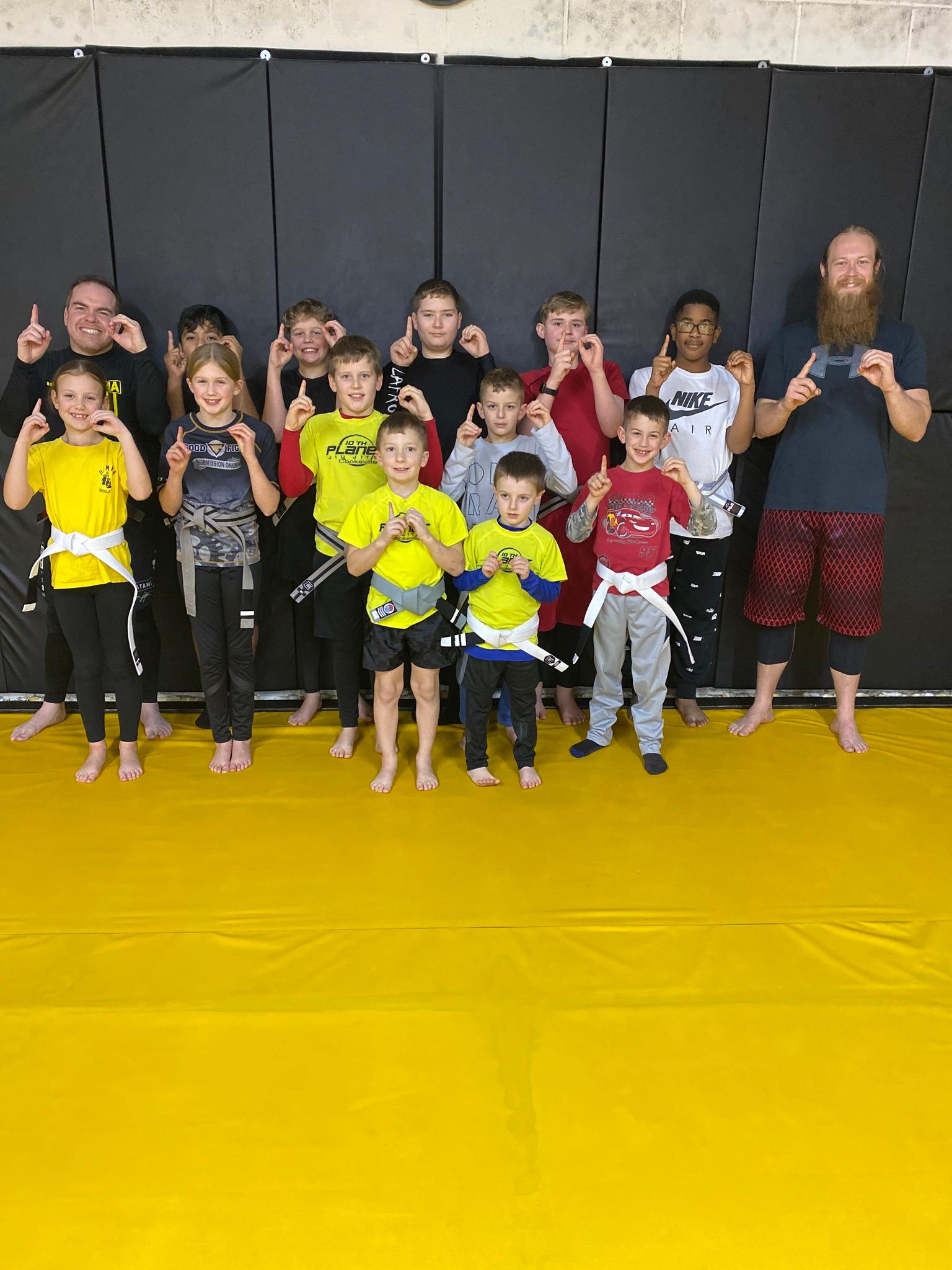 Kids Martial Arts class at Upper Cumberland MMA in Cookeville, TN