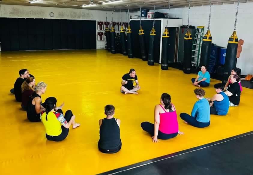 Women's Jiu-Jitsu class at Upper Cumberland MMA in Cookeville, TN